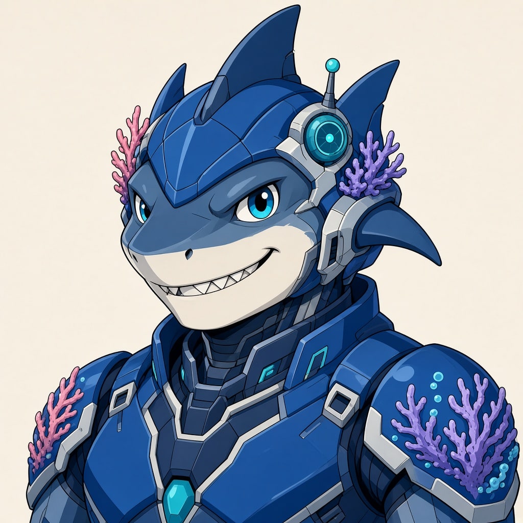 Sharky portrait