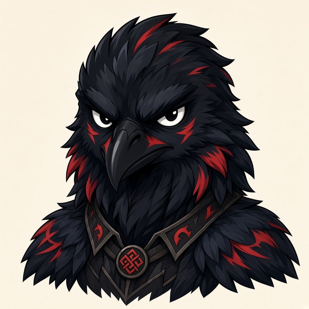 Blodhrafn portrait